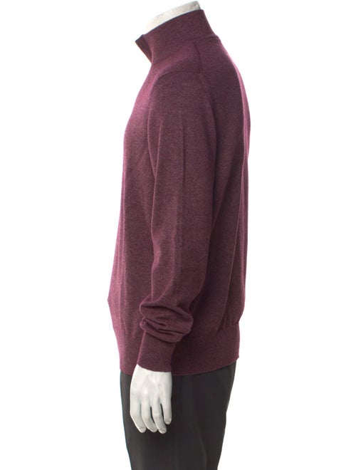 Loro Piana Silk Mock Neck Pullover