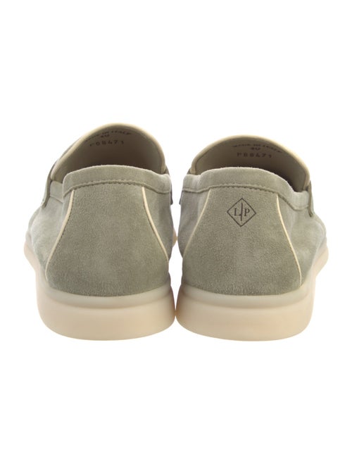 Loro Piana Summer Charms Walk Suede Loafers