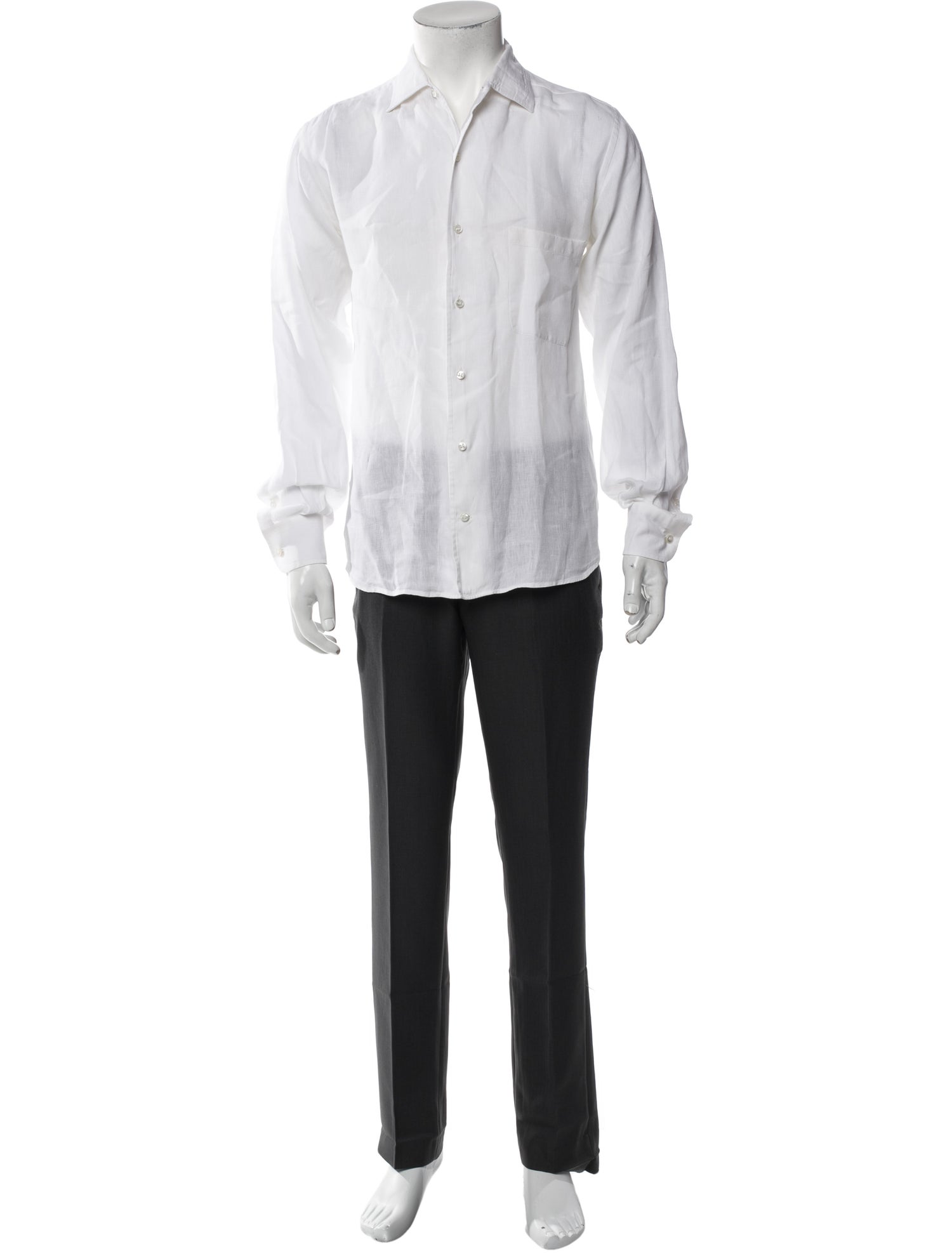 Loro Piana Linen Long Sleeve Shirt