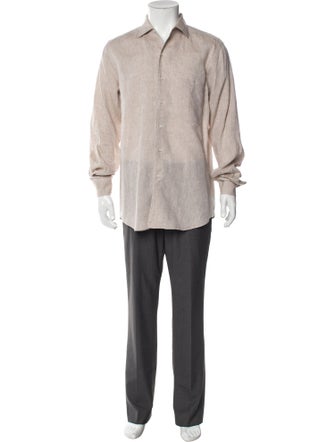 Loro Piana Andre Linen Dress Shirt