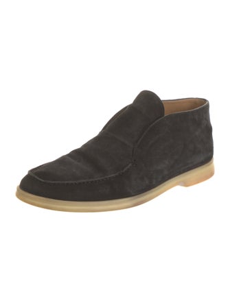 Loro Piana Open Walk Suede Loafers