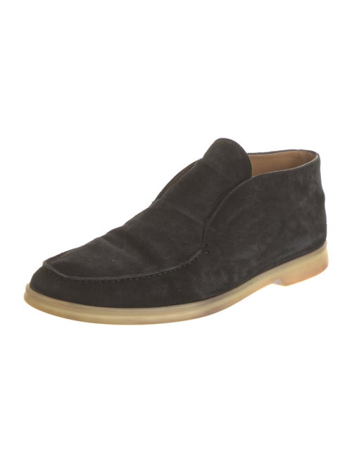 Loro Piana Open Walk Suede Loafers
