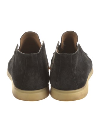 Loro Piana Open Walk Suede Loafers