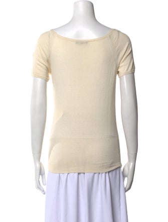 Loro Piana Cashmere Scoop Neck T-Shirt