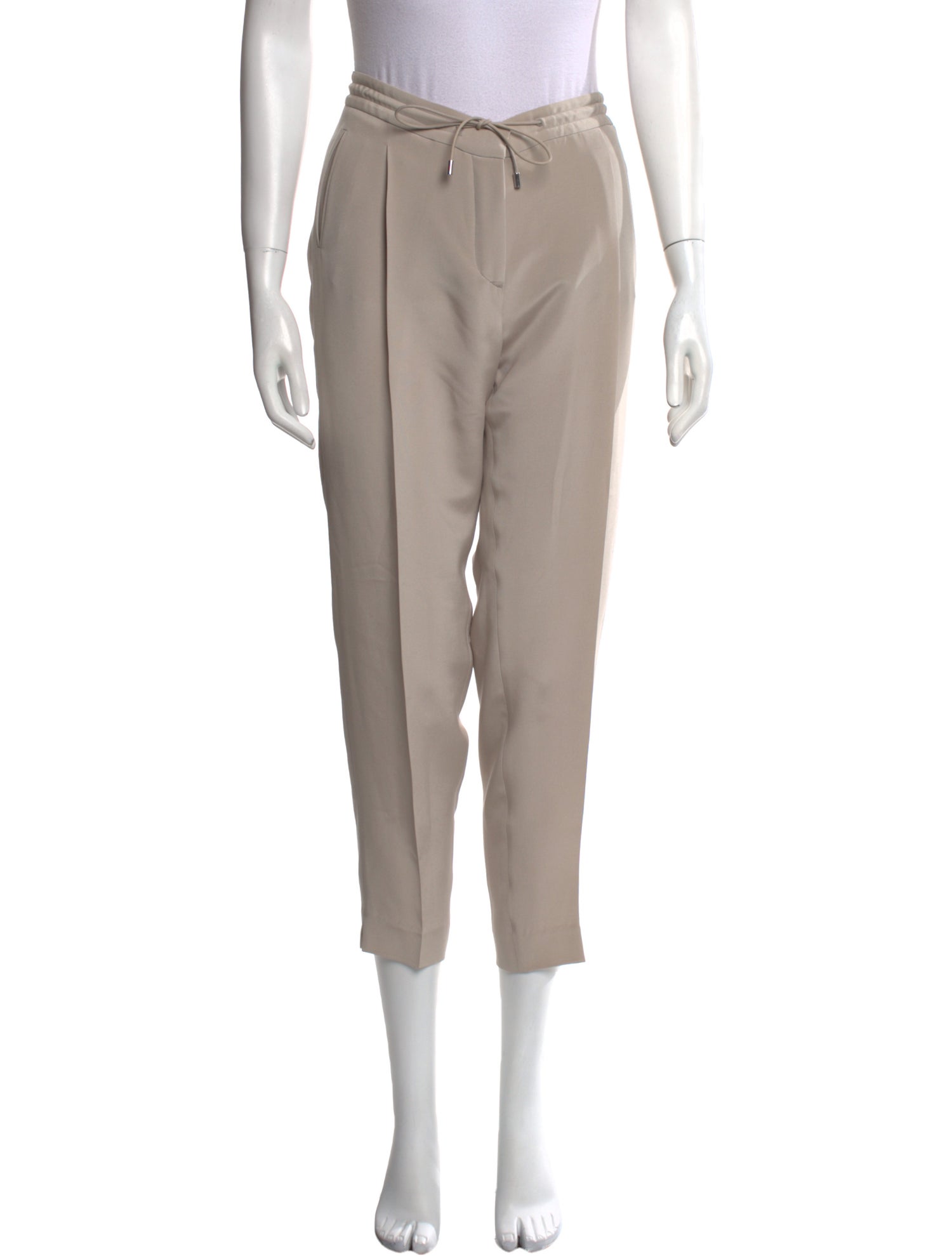 Loro Piana Silk Straight Leg Pants
