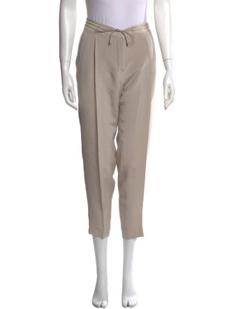 Loro Piana Silk Straight Leg Pants