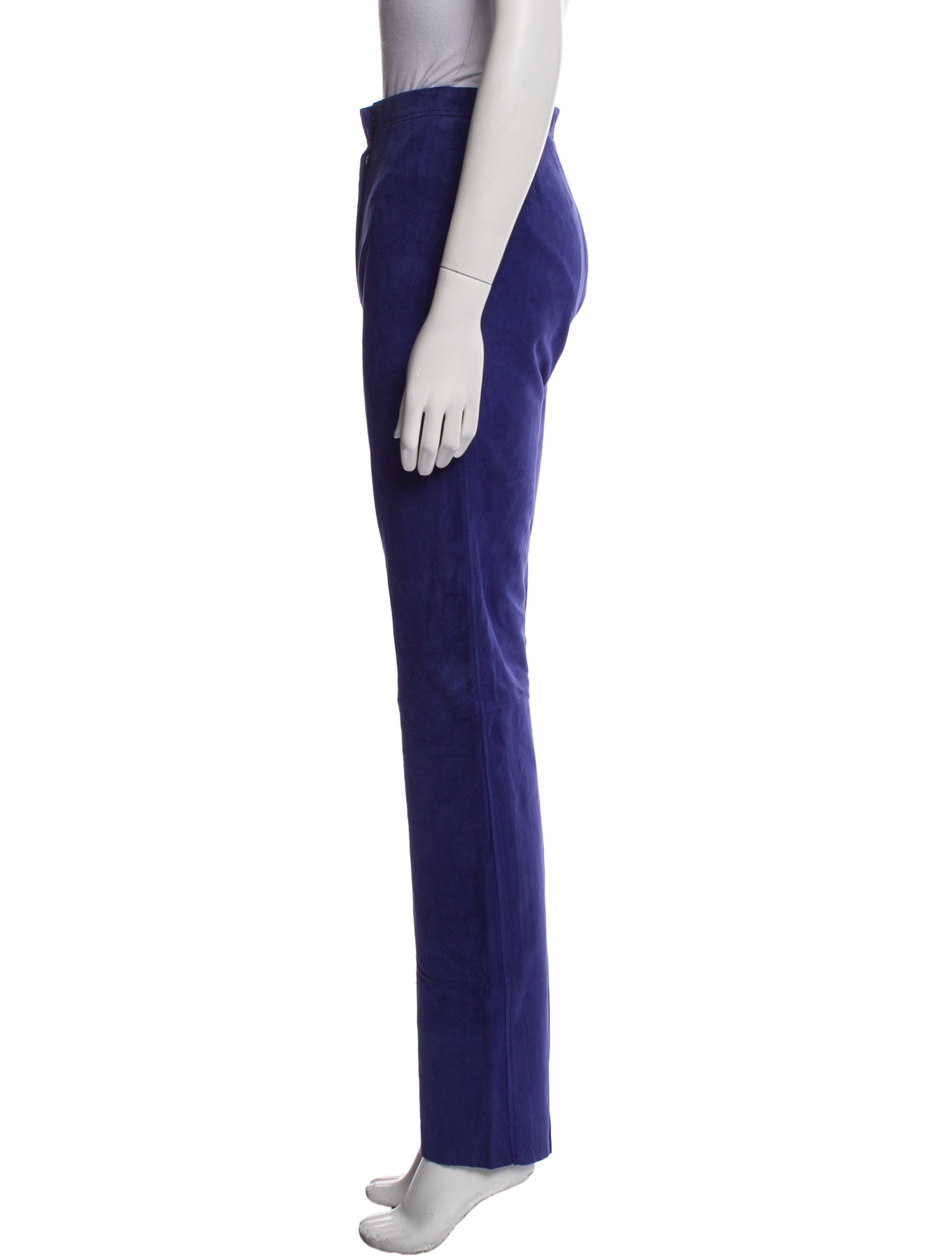 Loro Piana Leather Straight Leg Pants