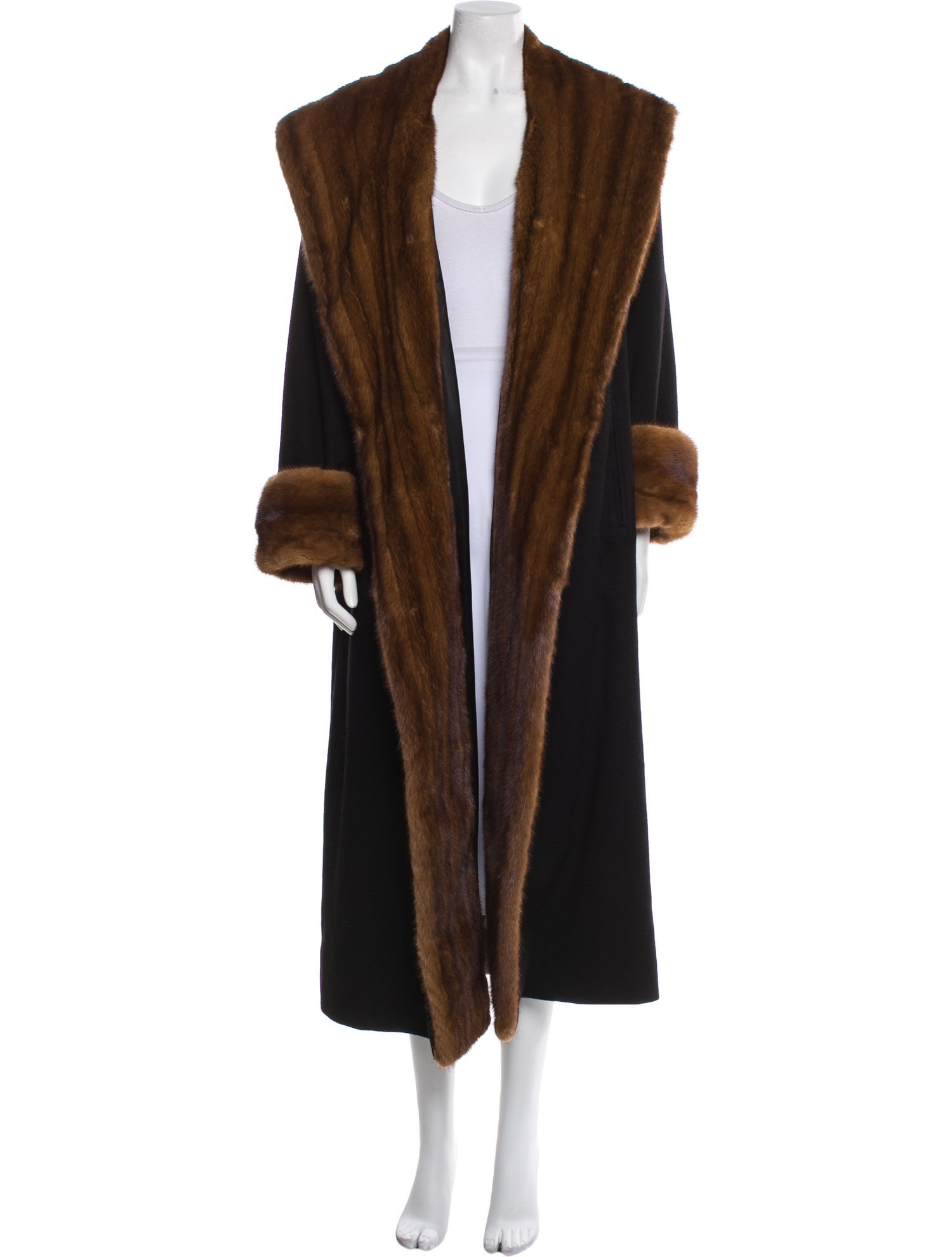 Ing. Loro Piana & C. Mink Cashmere Faux Fur Coat