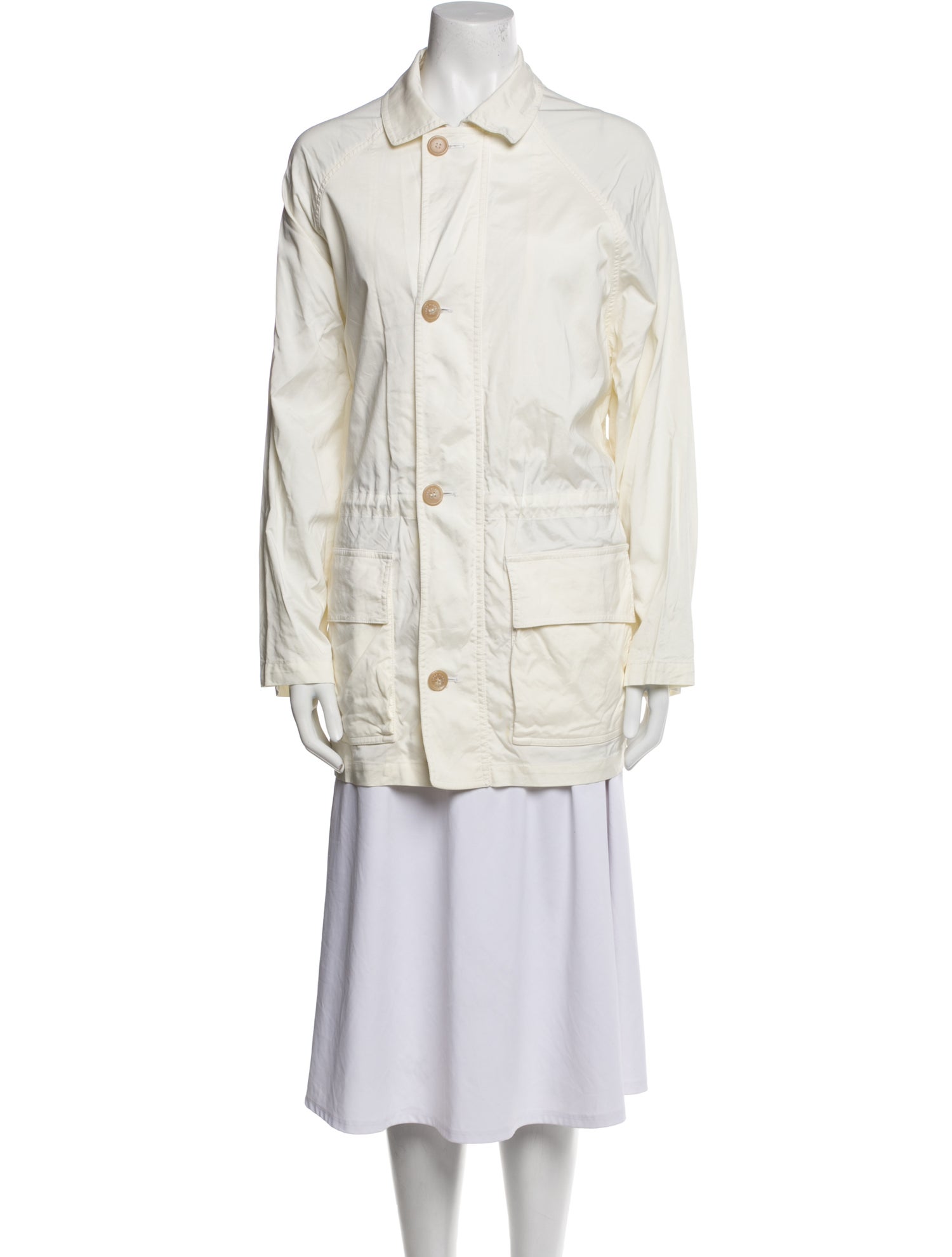 Loro Piana Horsey Nylon Trench Coat