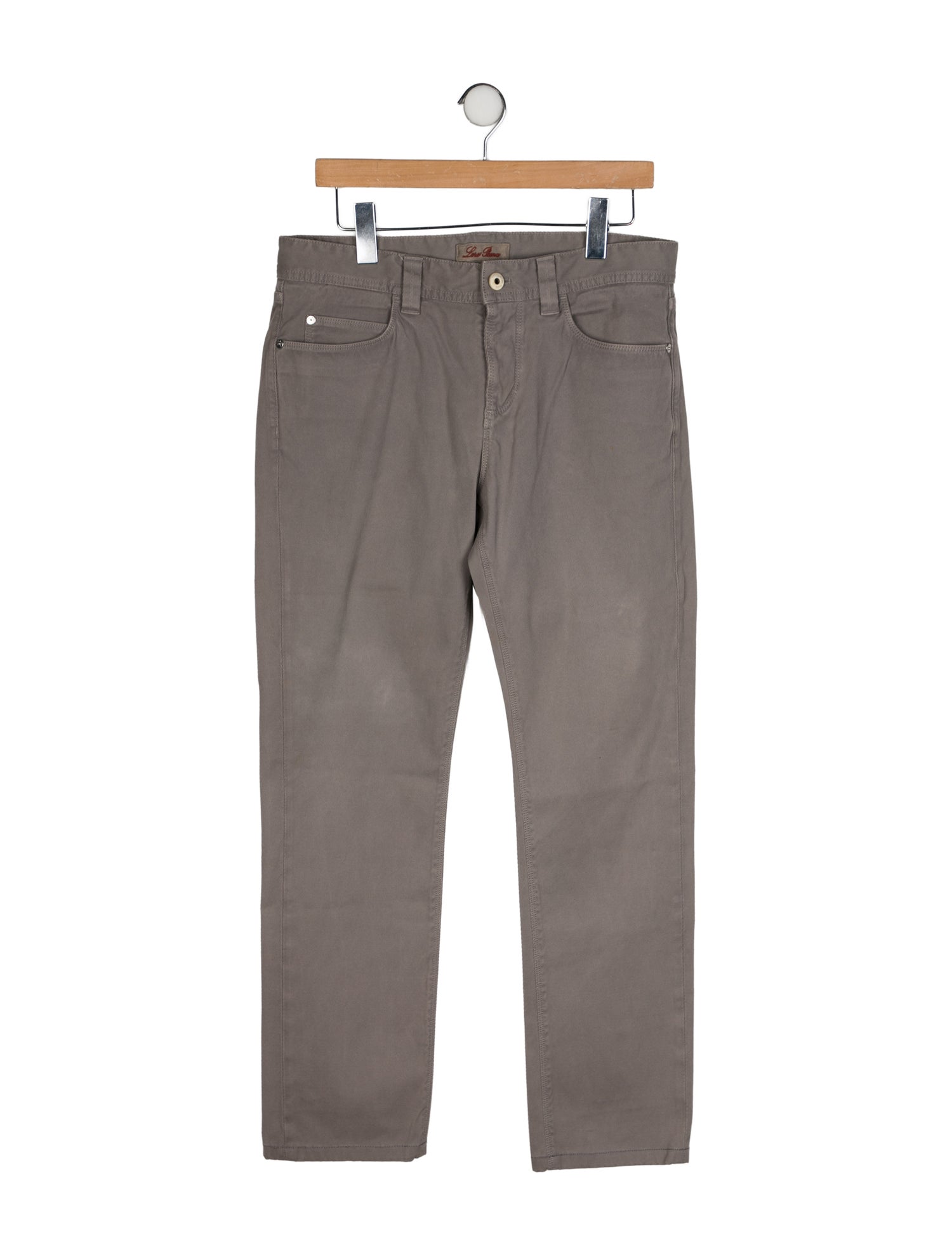 Loro Piana Mid-Rise Straight Leg Jeans