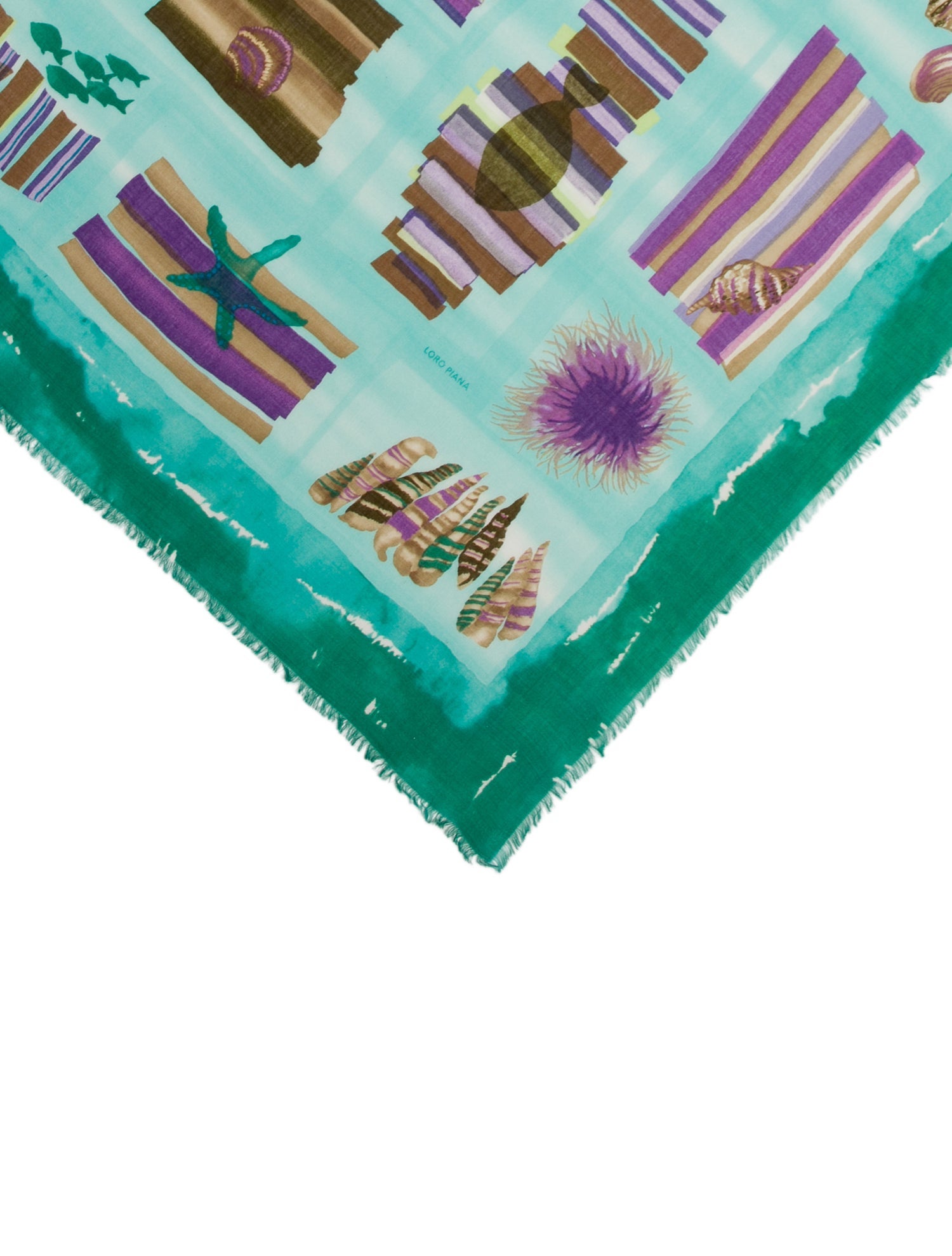 Loro Piana Silk Printed Scarf