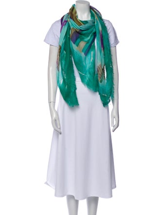 Loro Piana Silk Printed Scarf