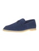 Loro Piana Summer Charms Walk Suede Loafers