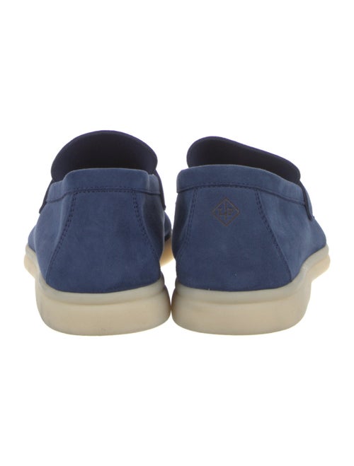 Loro Piana Summer Charms Walk Suede Loafers