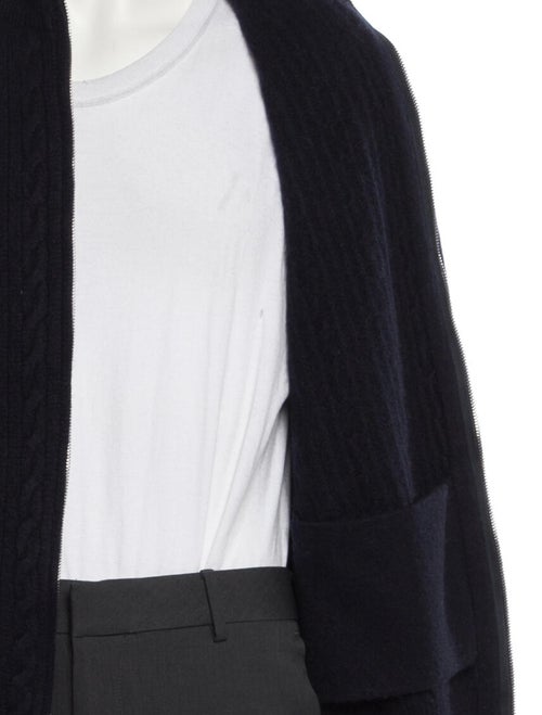 Loro Piana Cashmere Mock Neck Cardigan