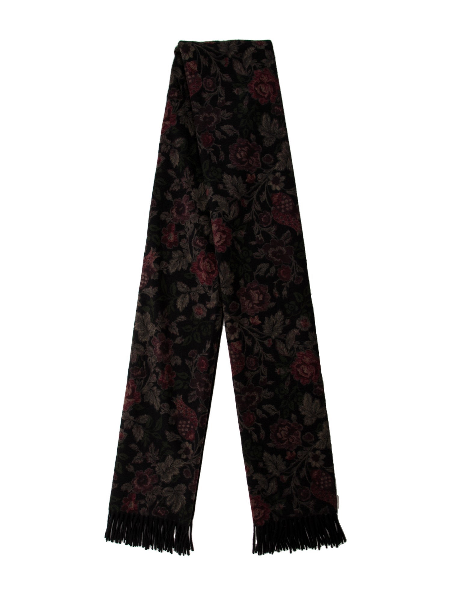 Loro Piana Cashmere Floral Print Shawl