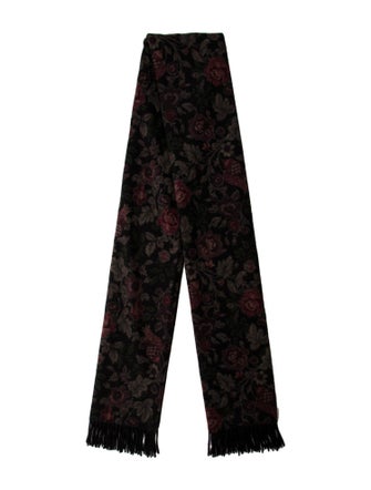 Loro Piana Cashmere Floral Print Shawl