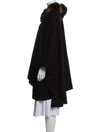 Loro Piana Chinchilla Fur Trimmed Cashmere Sweater