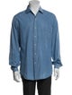 Loro Piana Long Sleeve Denim Shirt