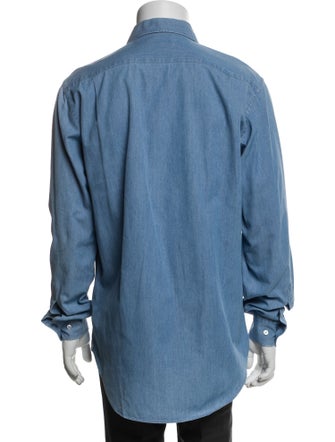 Loro Piana Long Sleeve Denim Shirt