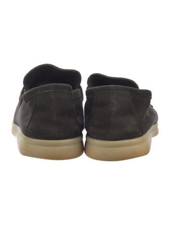 Loro Piana Summer Walk Charms Suede Loafers