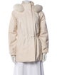 Loro Piana Storm System Fox Fur Trimmed Cashmere Coat