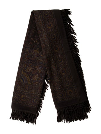 Loro Piana Wool Striped Scarf