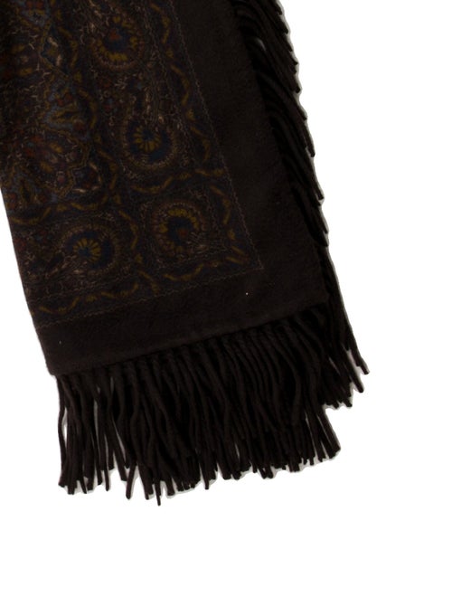 Loro Piana Wool Striped Scarf