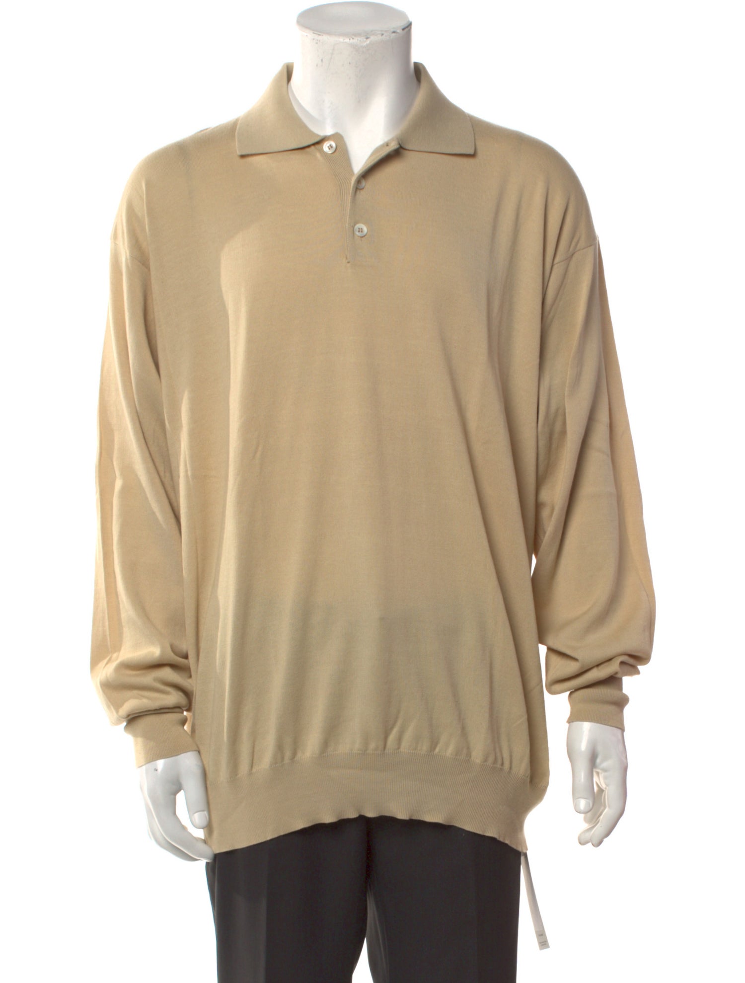Loro Piana Collar Long Sleeve Polo Sweater w/ Tags