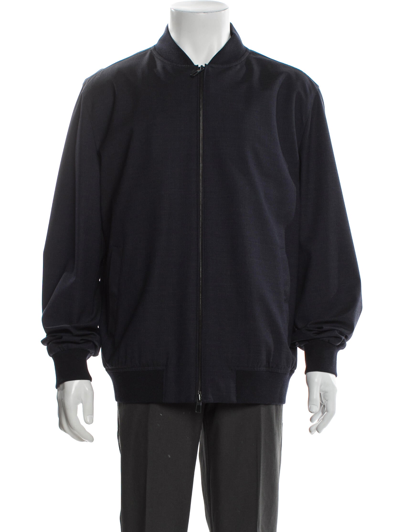 Loro Piana Storm System Virgin Wool Bomber Jacket