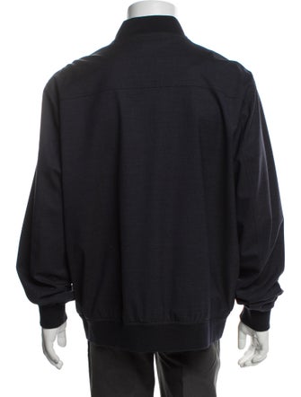Loro Piana Storm System Virgin Wool Bomber Jacket