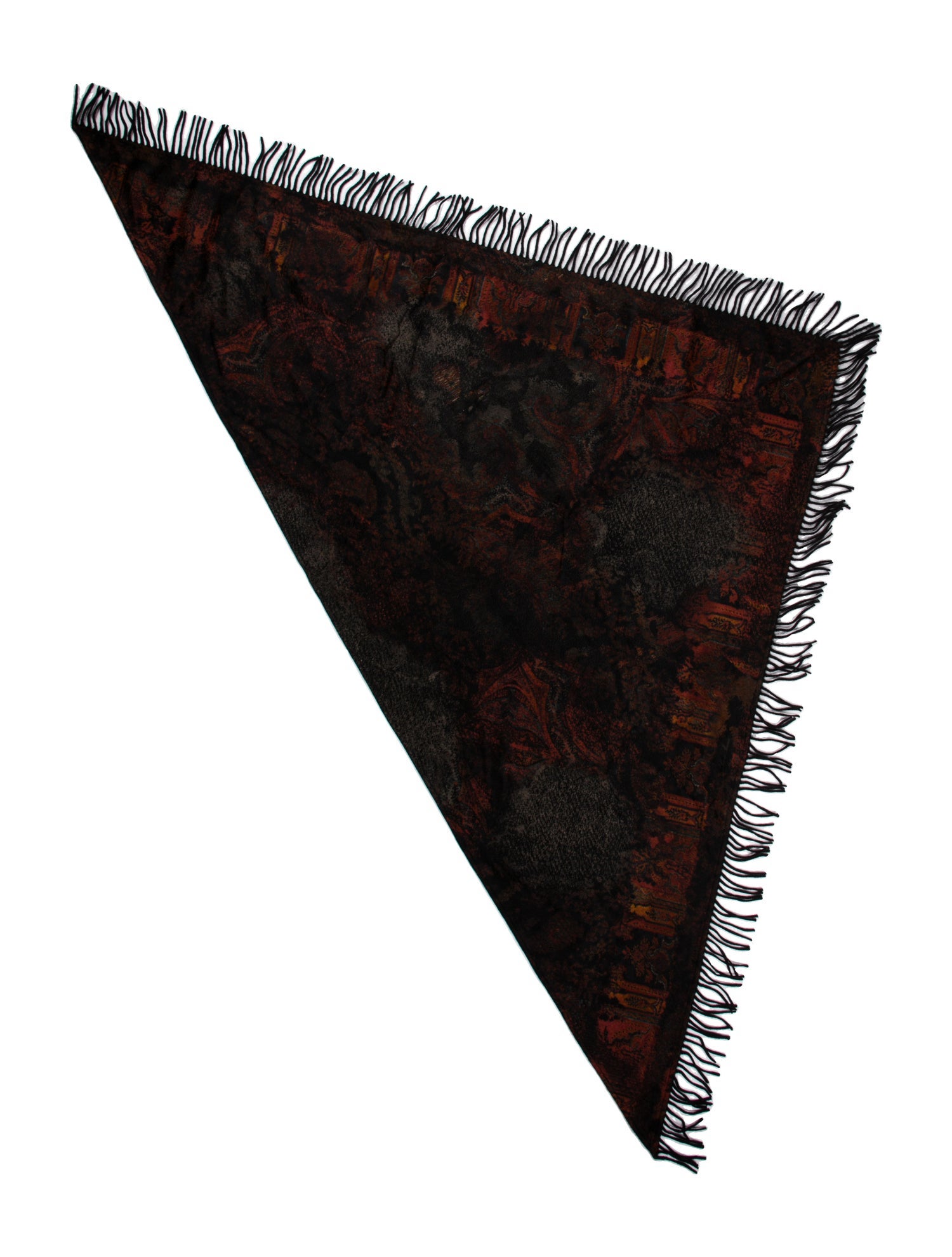 Loro Piana Cashmere Floral Print Shawl