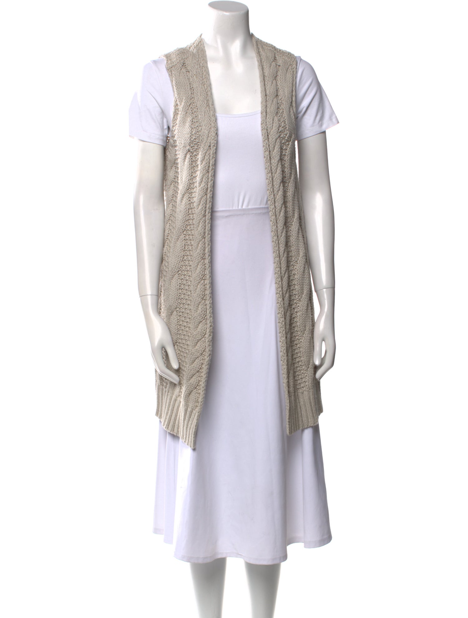 Loro Piana Cashmere Open Front Sweater