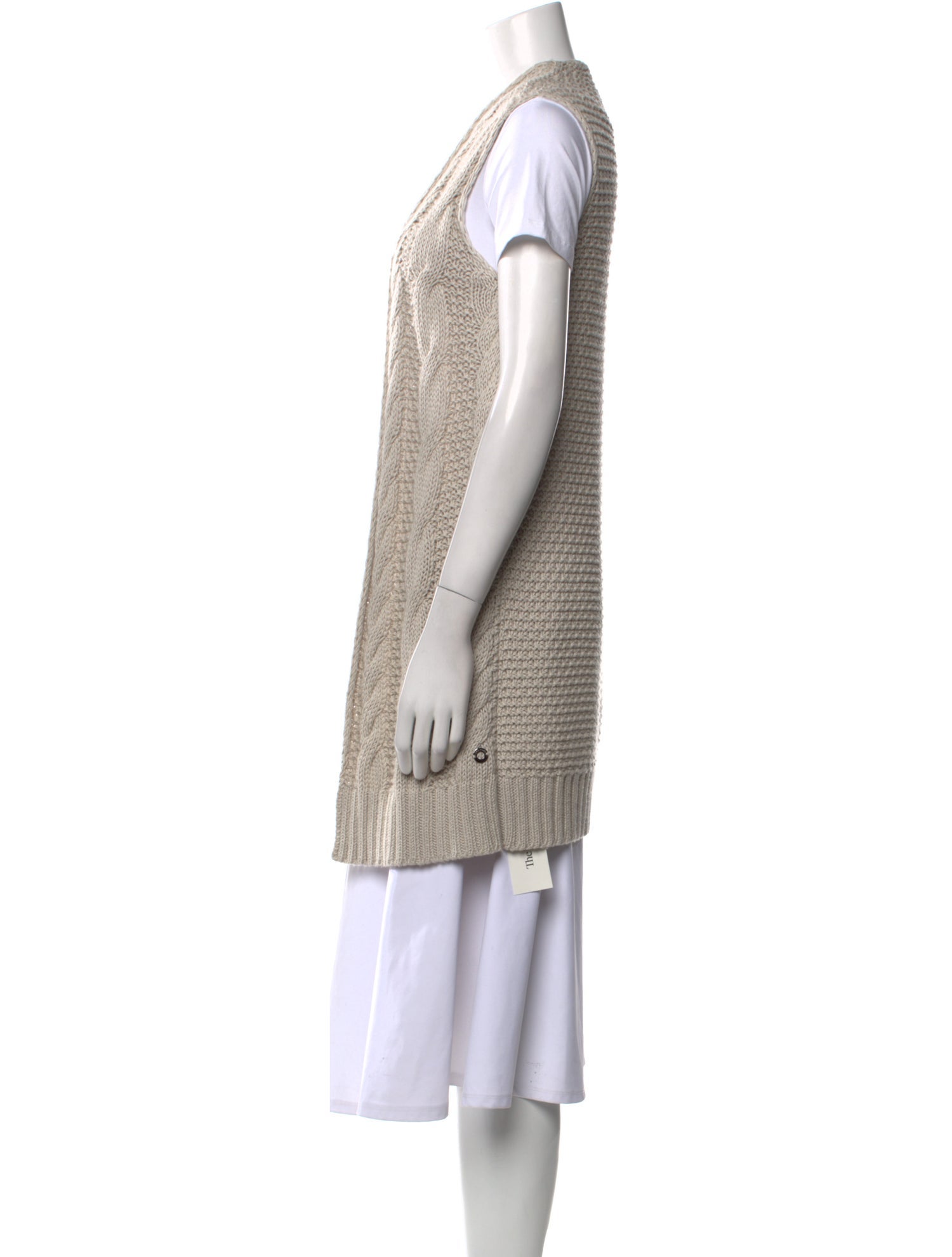 Loro Piana Cashmere Open Front Sweater