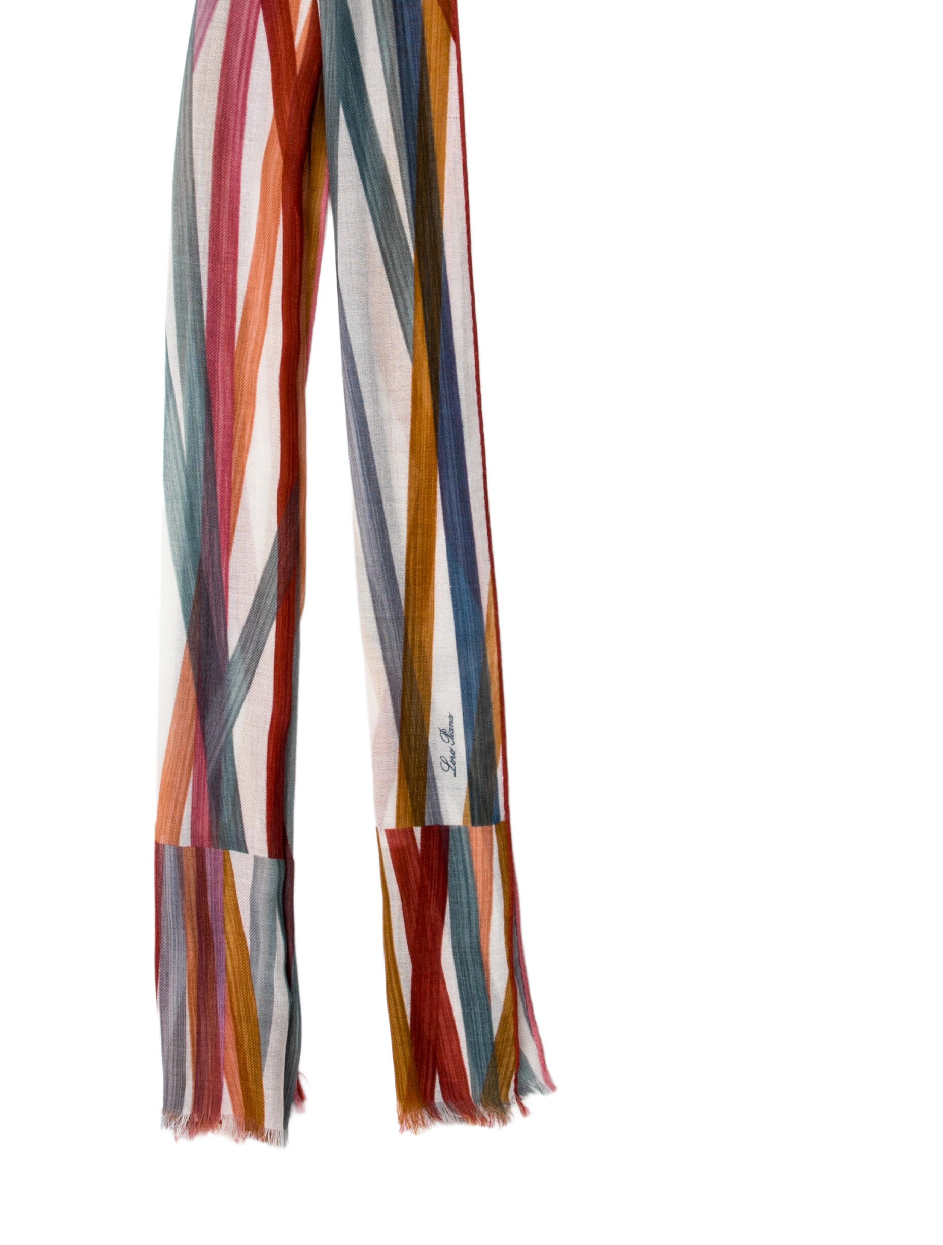Loro Piana Cashmere Striped Scarf w/ Tags