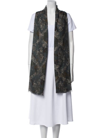 Loro Piana Cashmere Printed Scarf