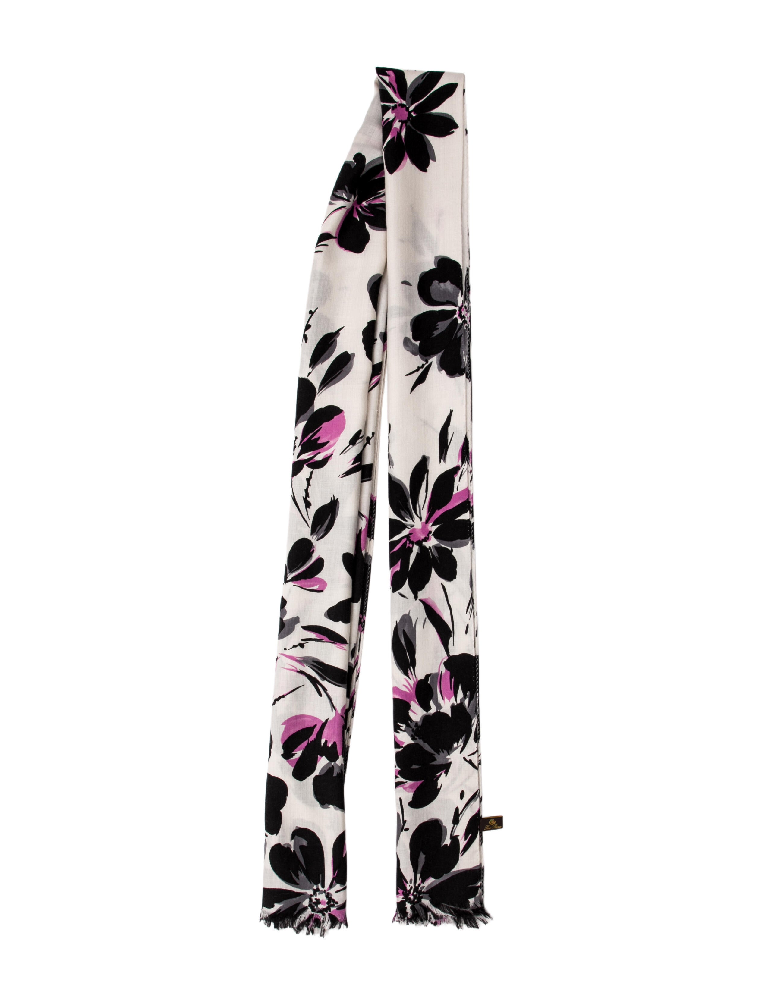 Loro Piana Floral Print Scarf