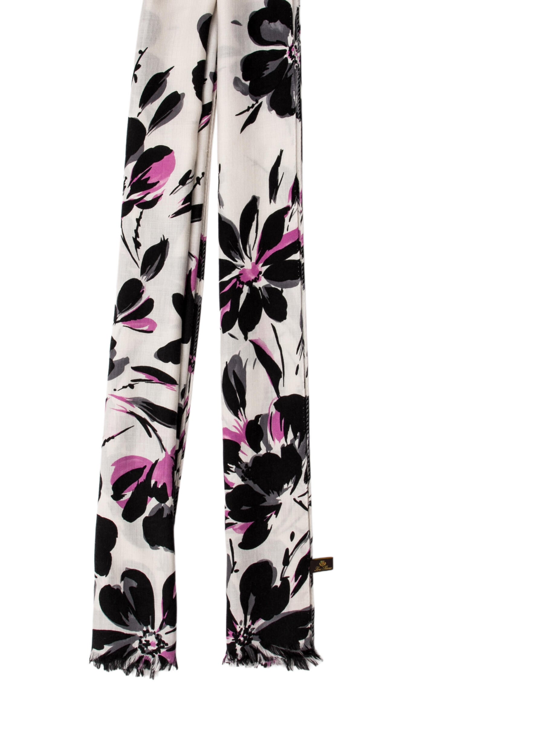 Loro Piana Floral Print Scarf
