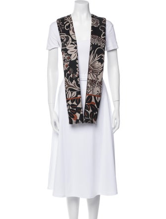 Loro Piana Cashmere Floral Print Scarf