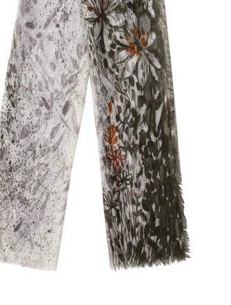 Loro Piana Silk Printed Scarf