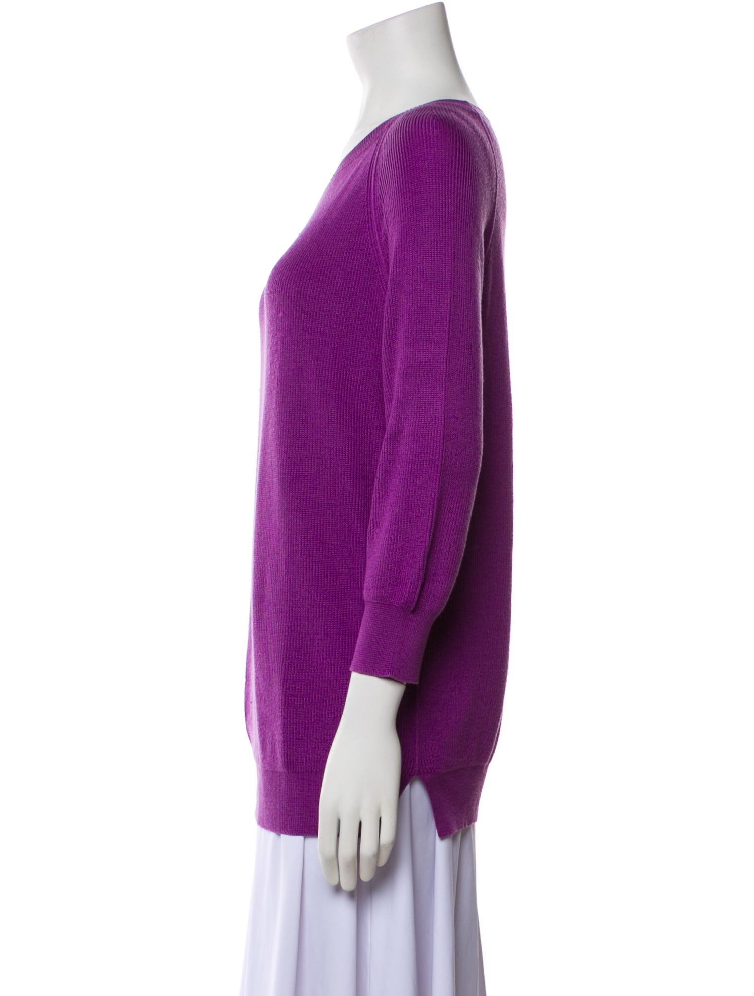 Loro Piana Silk Scoop Neck Sweater
