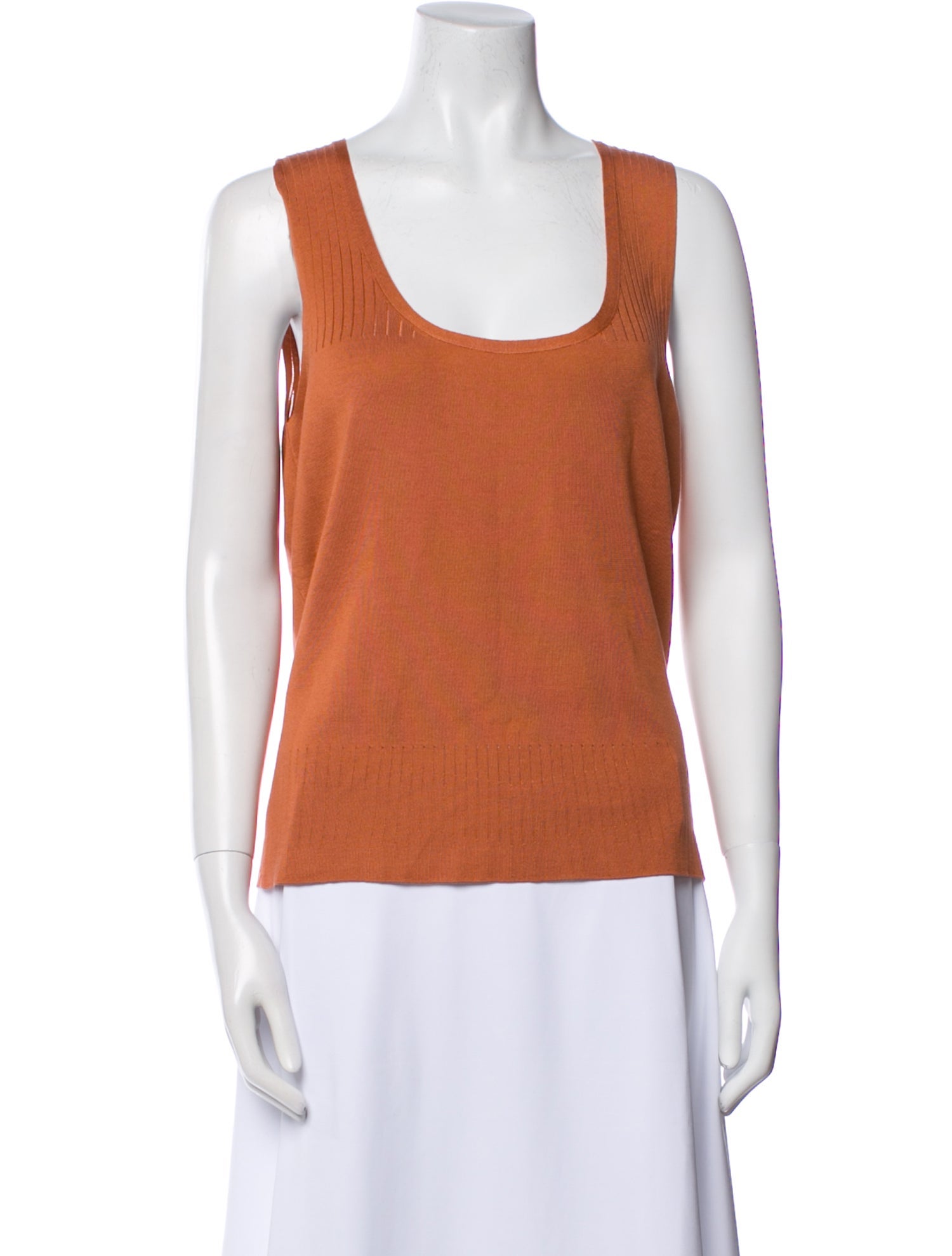 Loro Piana Silk Scoop Neck Top w/ Tags