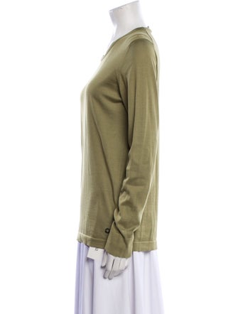 Loro Piana Silk Scoop Neck Sweatshirt