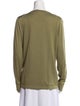 Loro Piana Silk Scoop Neck Sweatshirt