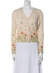 Loro Piana Cashmere Floral Print Sweater