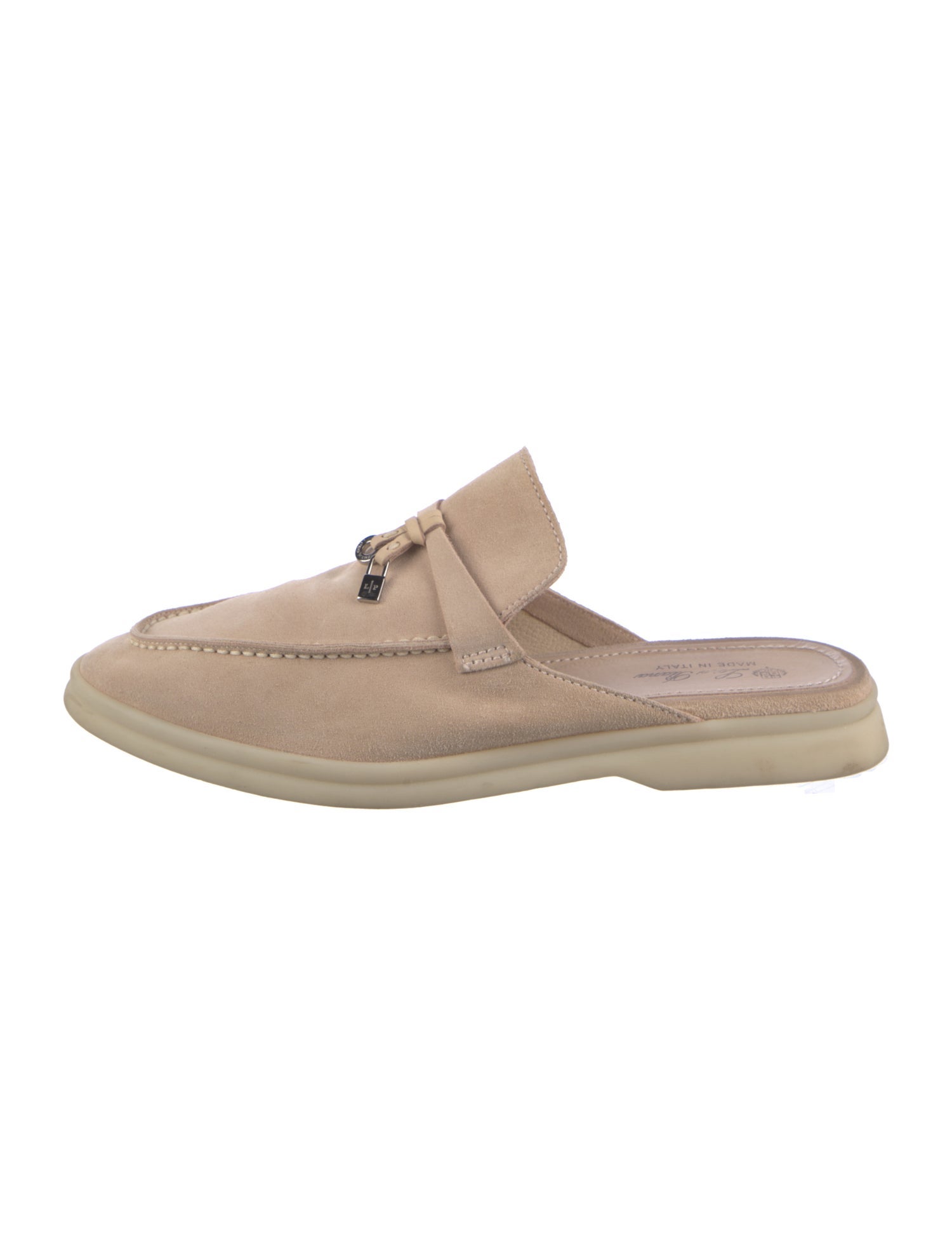 Loro Piana Summer Charm Walk Suede Mules