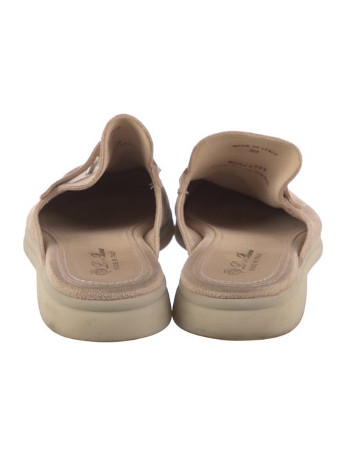 Loro Piana Summer Charm Walk Suede Mules