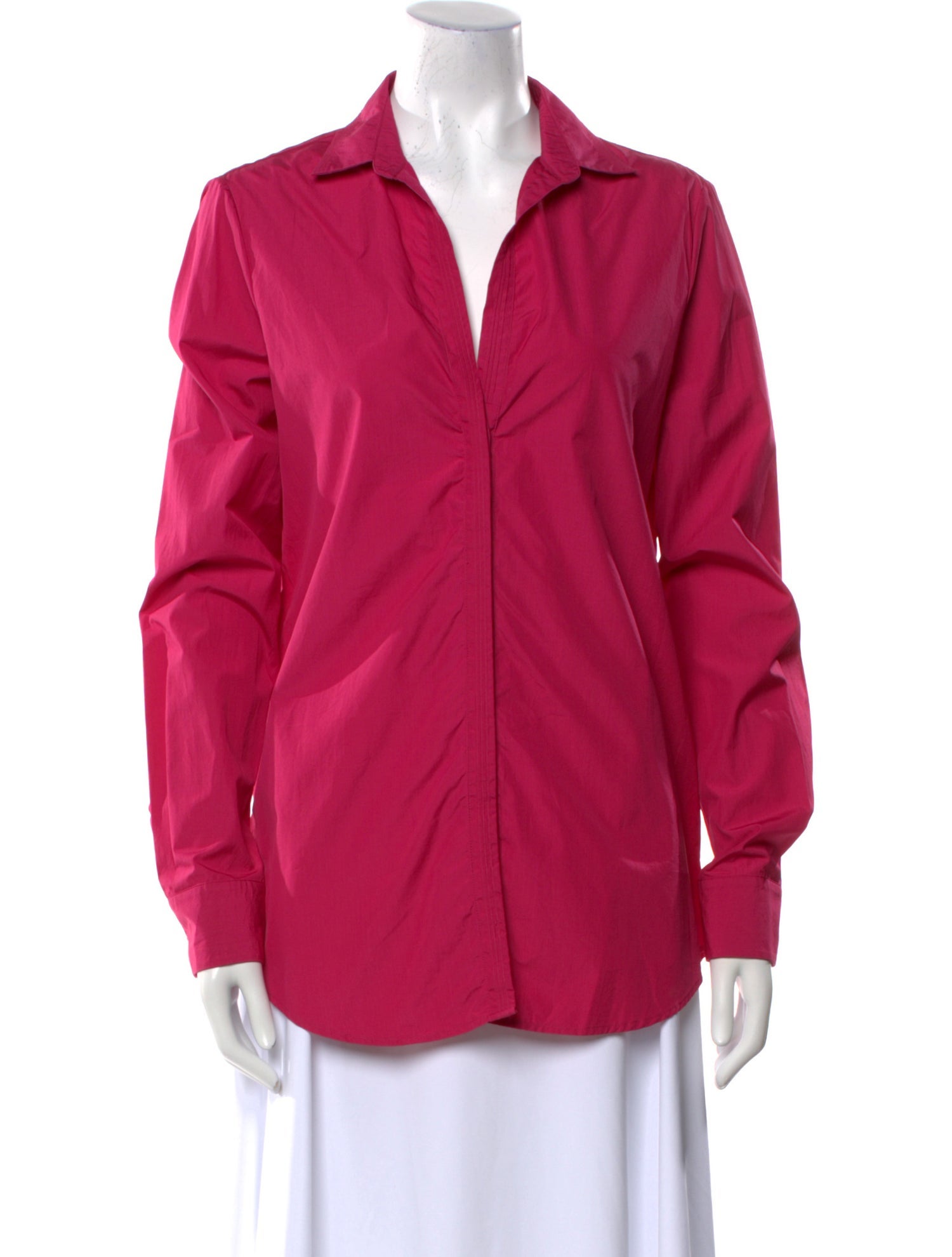 Loro Piana Long Sleeve Button-Up Top