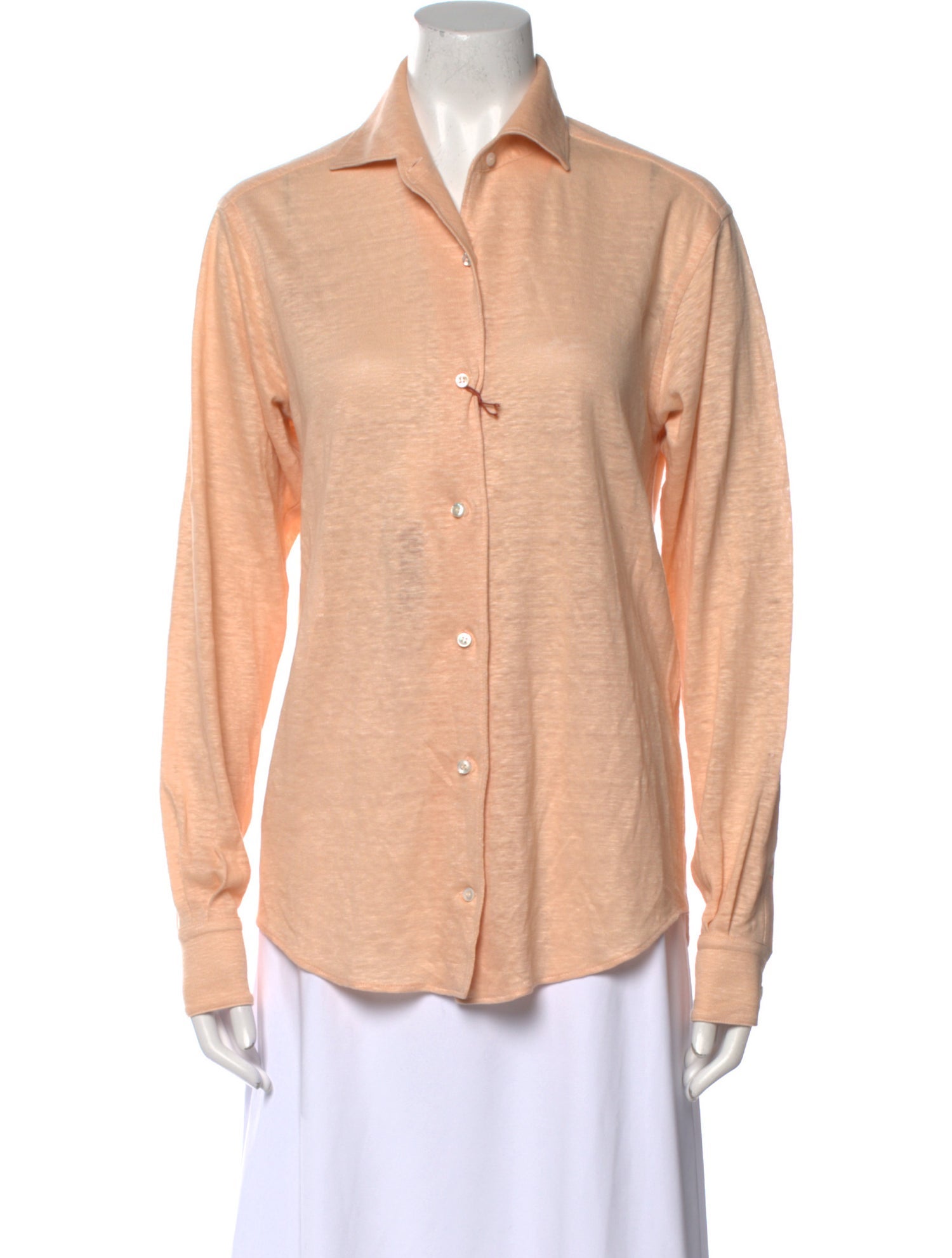 Loro Piana Andre Linen Button-Up Top w/ Tags