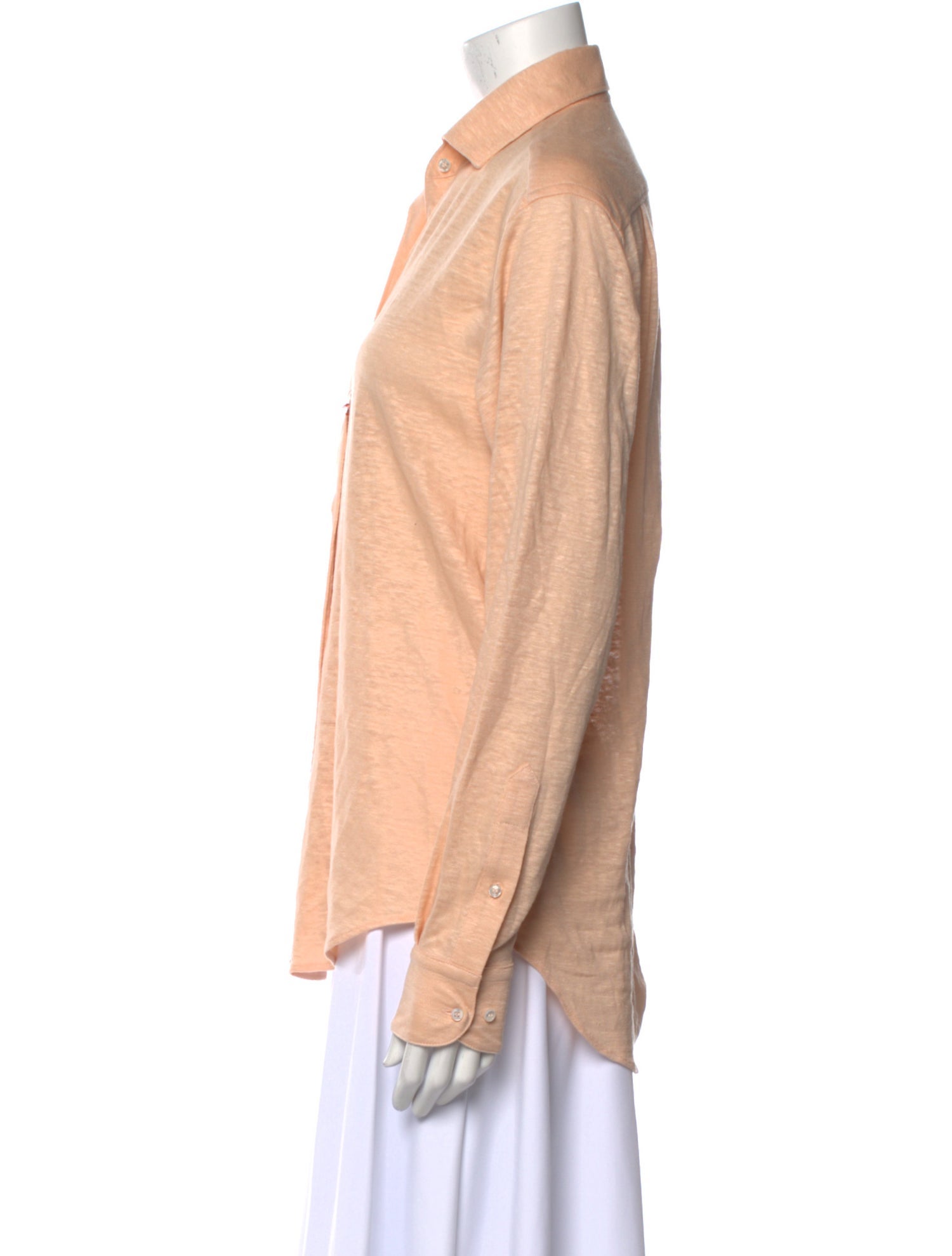 Loro Piana Andre Linen Button-Up Top w/ Tags